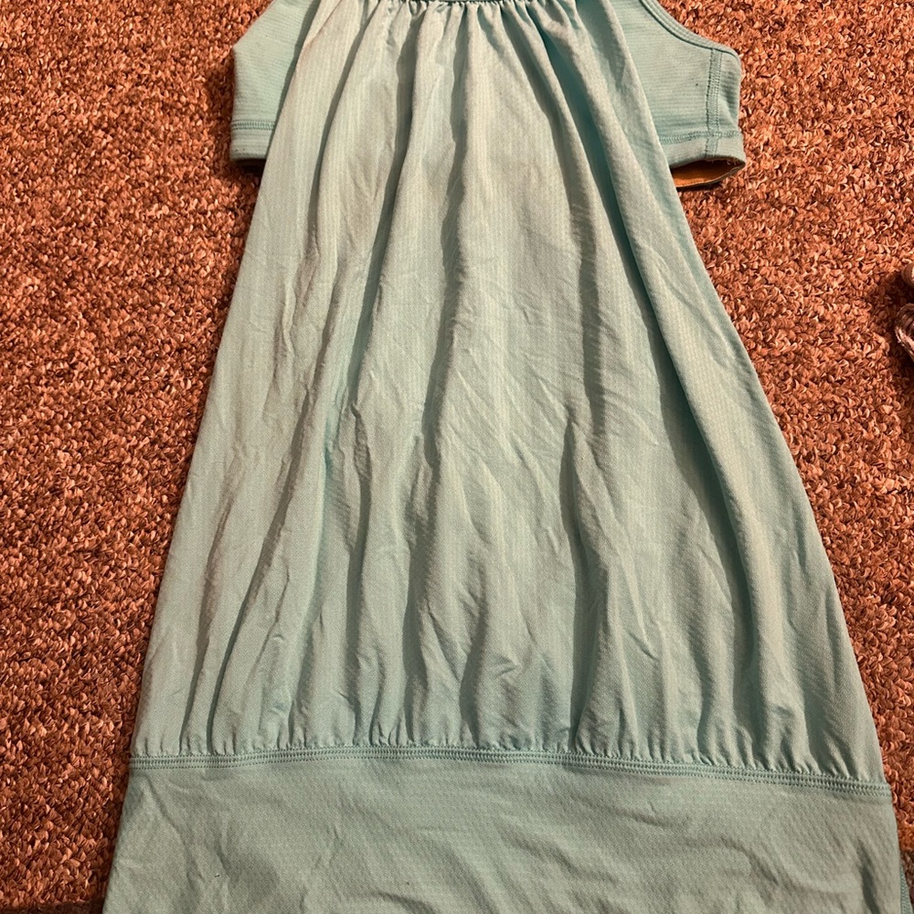 vintage blue lulu lemon tank